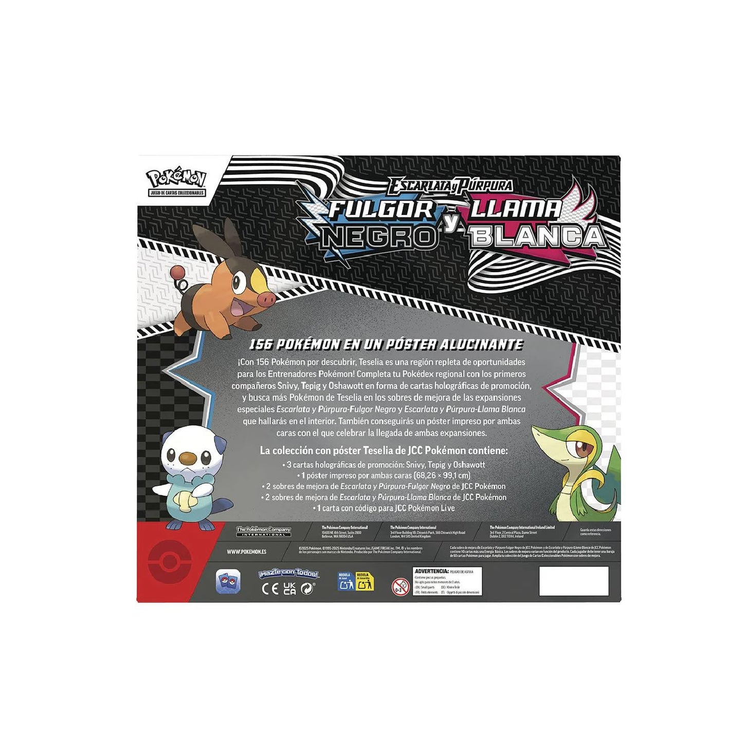 Pokémon TCG: Colección con Póster Unova