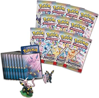 Pokémon TCG: Colección prémium con figura de Escarlata y Púrpura-Evoluciones Prismáticas
