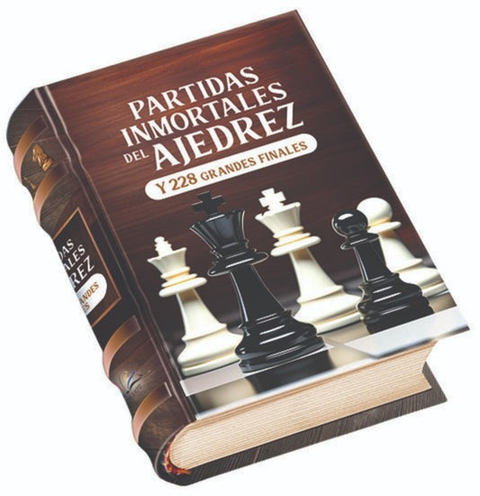 MINI LIBRO PARTIDAS INMORTALES DEL AJEDREZ Y 228 GRANDES FINALES
