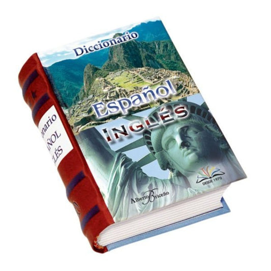 MINI LIBRO DICCIONARIO ESPAÑOL INGLES