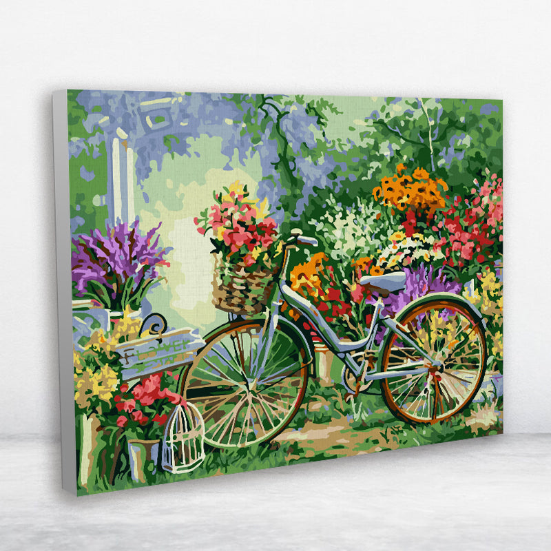 [OP] FLOWER BIKE 40x50 CM