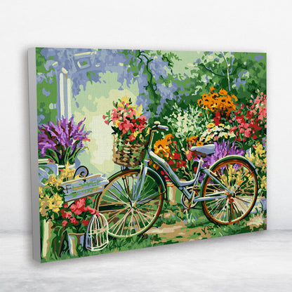 [OP] FLOWER BIKE 40x50 CM