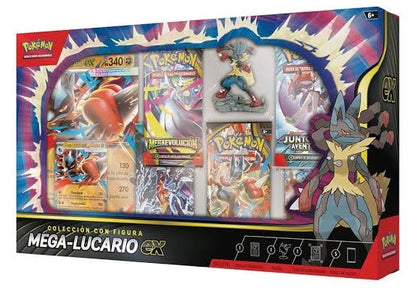 Pokémon TCG: Colección con Figura Mega-Lucario ex
